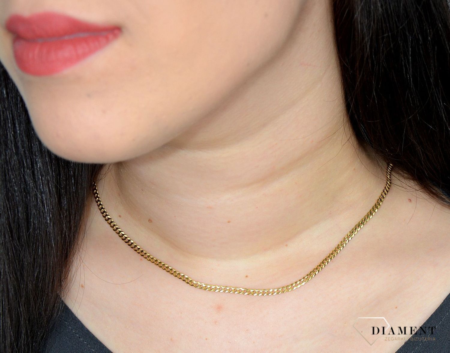 Złoty łańcuszek 333 pancerka 3 mm DIA-LAN-3164-333 3mm (1).jpg